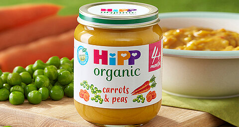 HiPP Organic baby food jar