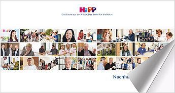 Collage of HiPP Organic team