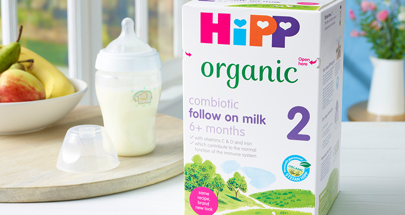 Hipp organic milk