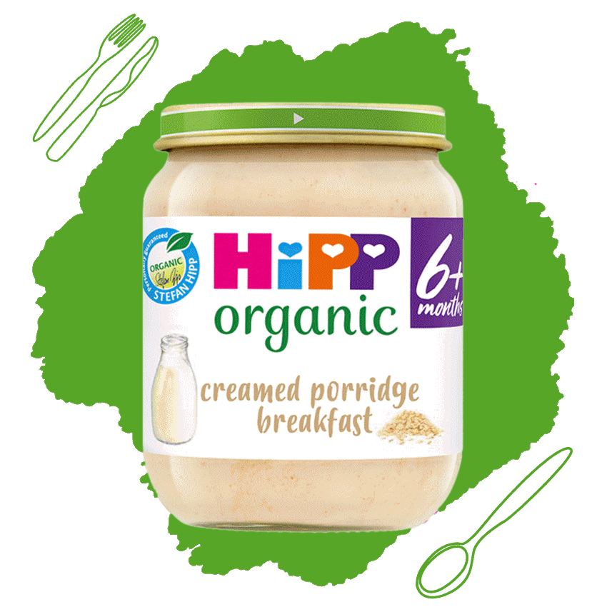 HiPP Organic Creamed Porridge Breakfast Jar