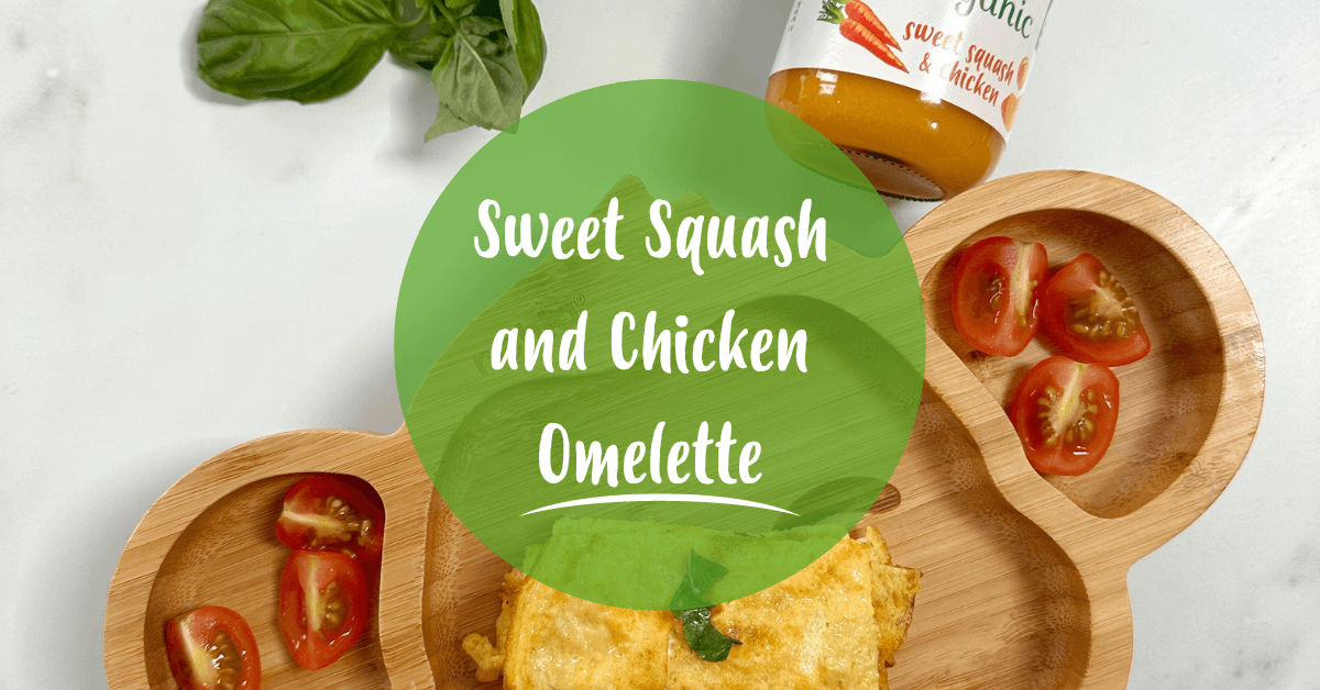 Sweet Squash and Chicken Omelette weaning recipe
