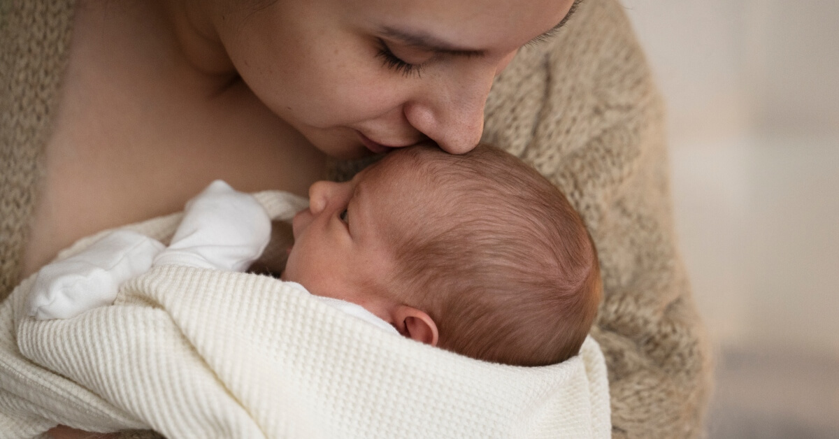 Mum with newborn