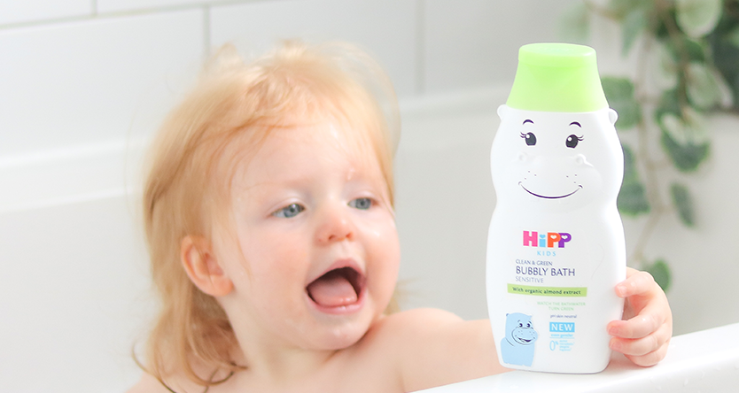 HiPP baby bath time advice